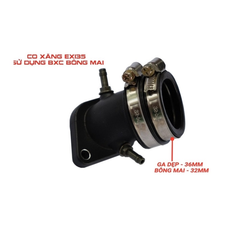 Co Xăng Ex135 Sử dụng bình bông mai-ga dẹp