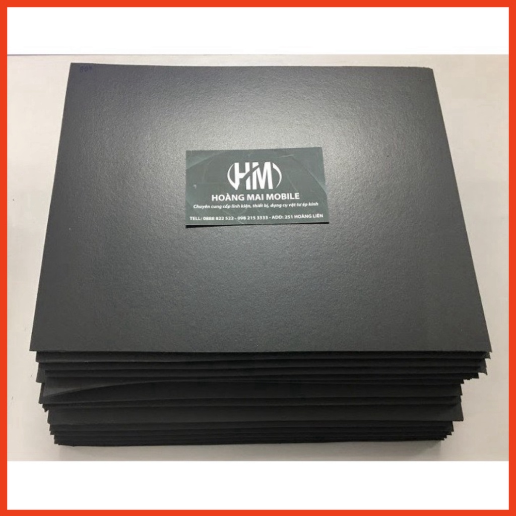 Cao su đen thần thánh ép kính 260x190x6mmmm