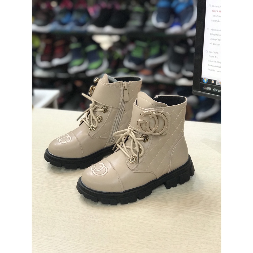 Giầy Bốt Trẻ Em Bé Gái Hàng QCCC