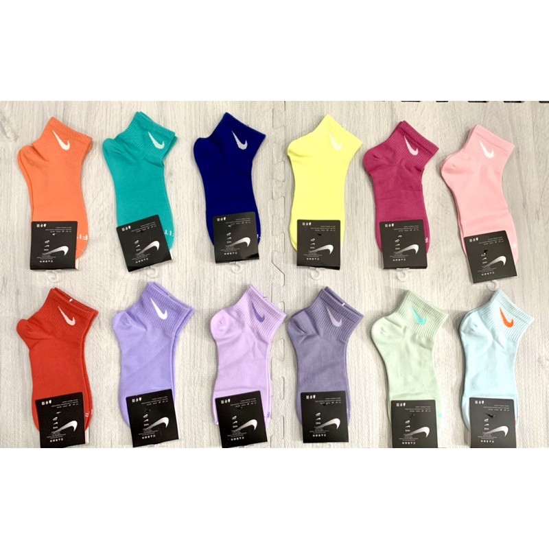 (Loli Store)Tất/Vớ thấp cổ màu pastel - Chất cotton dày dặn