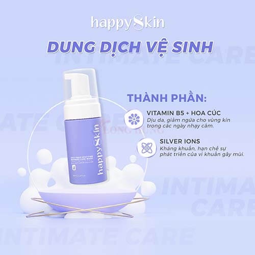 Dung dịch vệ sinh Emmié Anti-odor Soothing Intimate Care Wash khử mùi giảm ngứa (100ml)