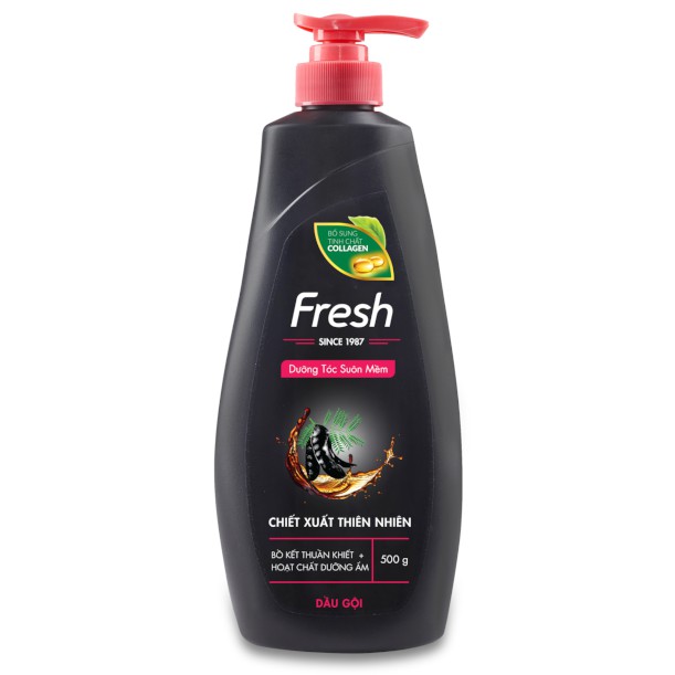 Dầu gội bồ kết suôn mềm bóng mượt Fresh chai 550g