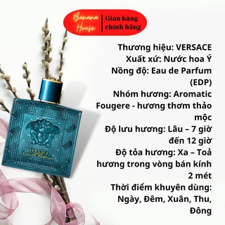 Nước Hoa Nam Sample Eros Man EDP 1ml
