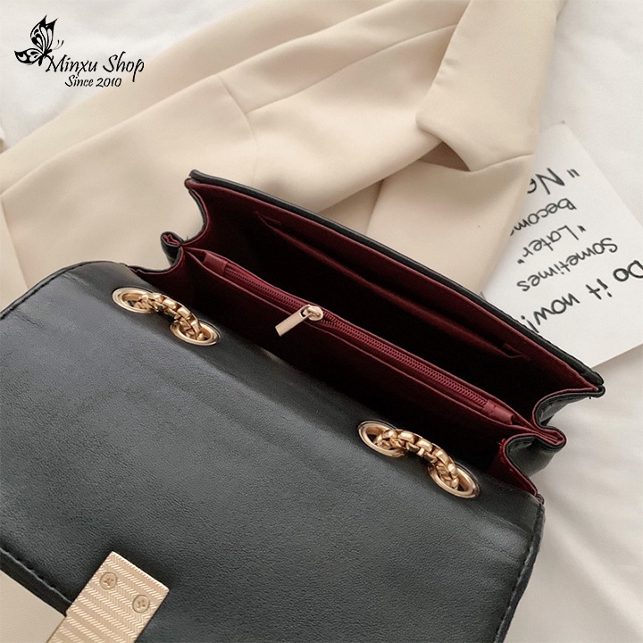 Túi xách đeo chéo nữ cao cấp, túi hộp to đựng nhiều đồ phù hợp nhiều sự kiện TD20