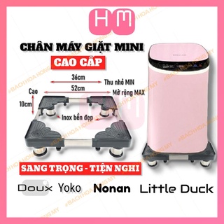 Chân đế máy giặt mini và máy lọc nước trụ Inox cao cấp Doux