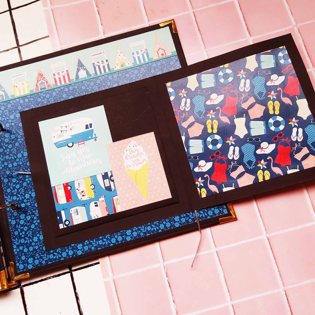 [Simple Mini Album] Album ảnh Handmade - Goodday Sunshine - Quà tặng mùa hè