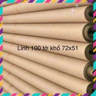 Thanh lý 100 tờ giấy xi măng gói hàng Kt 72x51
