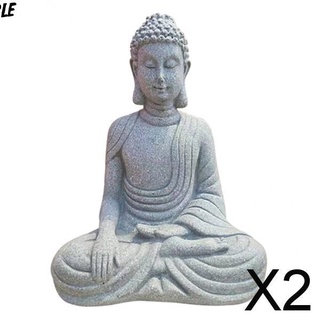 Set 2 tượng phật mini trang trí nhà cửa