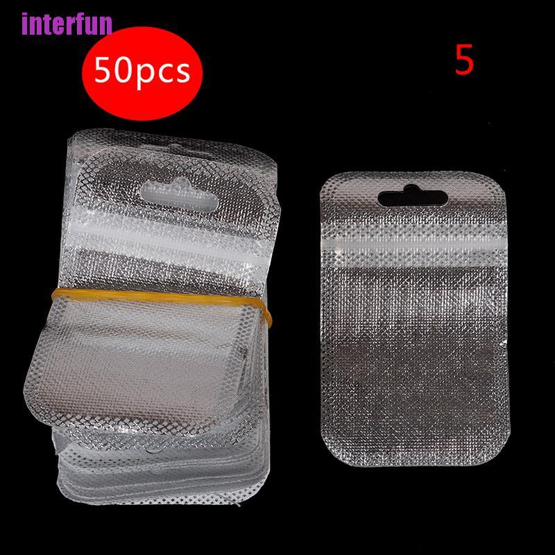Set 50 Túi zip Nhựa mini 4.5X6Cm Đựng Trang Sức Tiện Dụng