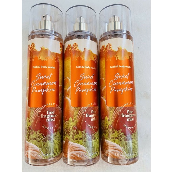 Xịt Thơm toàn thân Bath And Body Works Sweet Cinnamon Pumpkin