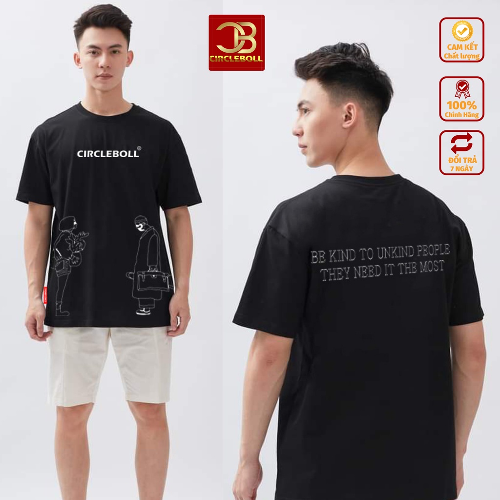 Áo Thun Nam Nữ Unisex 100% Cotton Circleboll Kindness Basic Tee