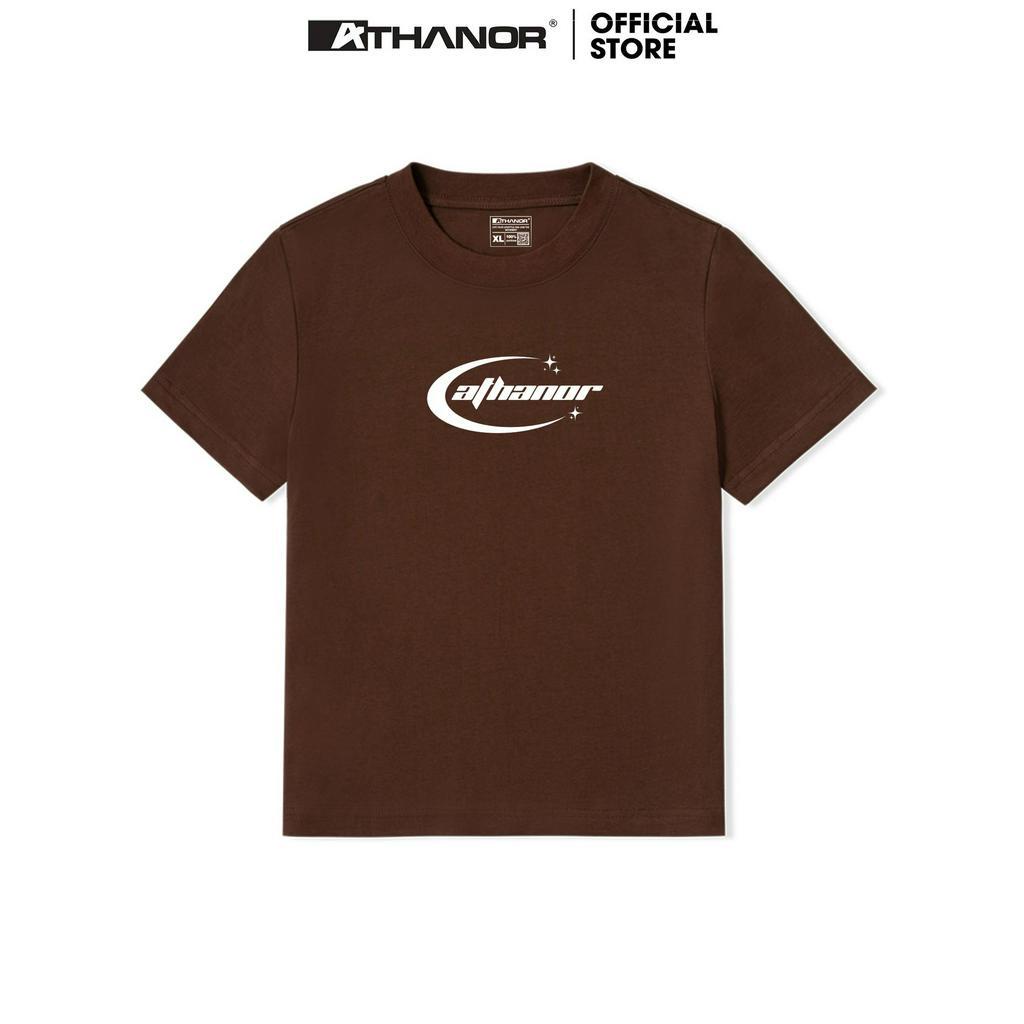 Áo Thun Baby Tee ATHANOR Y2K form fit cotton premium tay ngắn mẫu LOGO Y2K