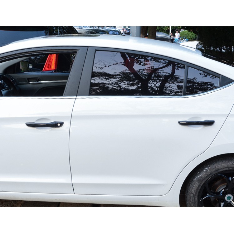 Ốp tay nắm cửa Hyundai Accent, Elantra vân carbon