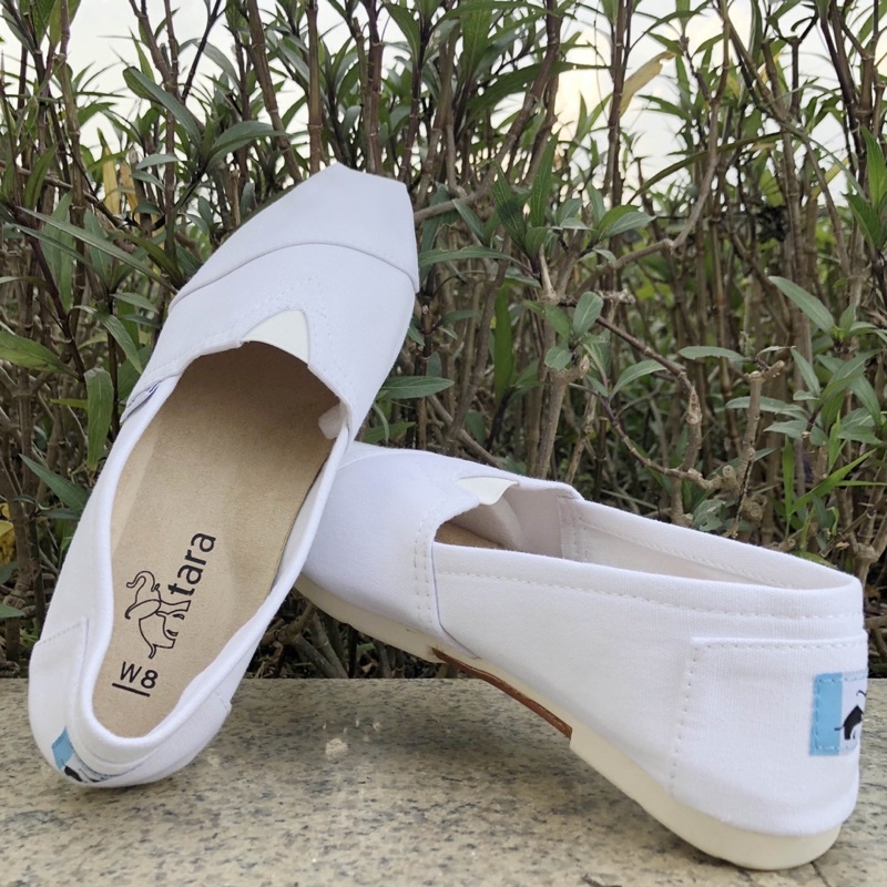 Giày Slipon Tara Trắng