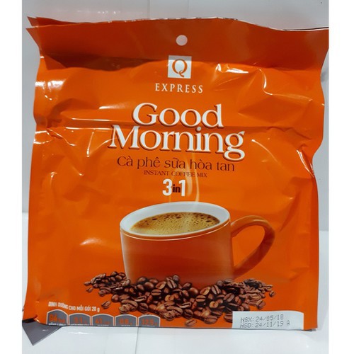 [Mã GROXUAN1 giảm 8% đơn 150K] Cafe sữa hòa tan Good Morning Trần Quang bịch 24 gói | BigBuy360 - bigbuy360.vn