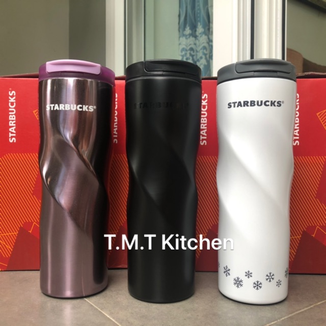 [Tặng Túi Bảo Vệ] Bình Giữ Nhiệt Inox 304 Starbucks Ombre 500ml