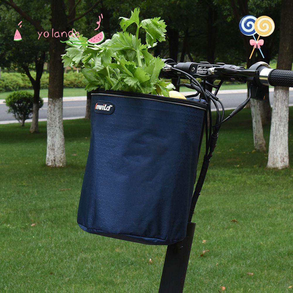 Giỏ Xe Đạp Có Tay Cầm Có Thể Gấp Gọn Tiện Dụng