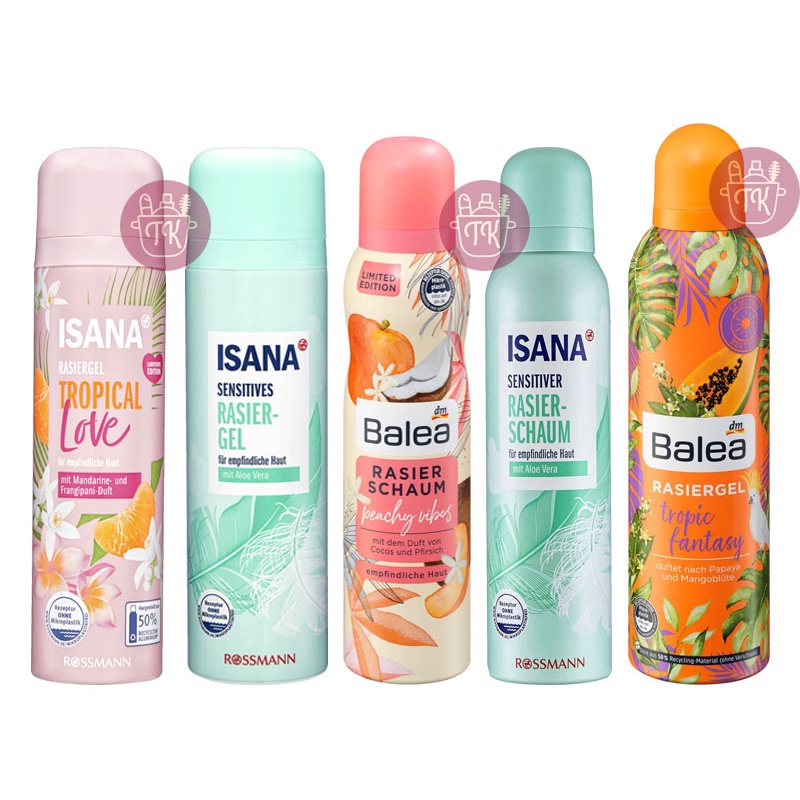 Bộ sản phẩm Bọt cạo lông Balea Đức toàn thân và bikini dành cho nữ 150ml