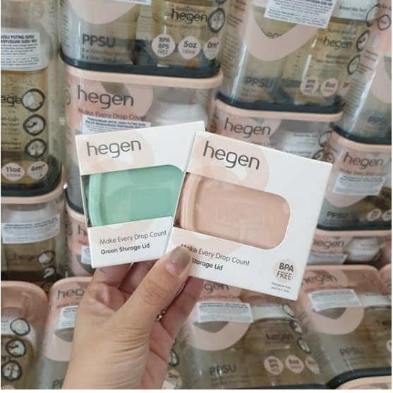 Nắp trữ sữa hegen, nắp đậy bình sữa hegen chính hãng