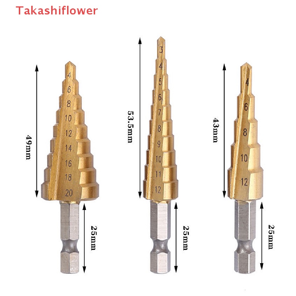 Bộ Mũi Khoan Thẳng Rãnh Kim Loại Titan Chuyên Dụng