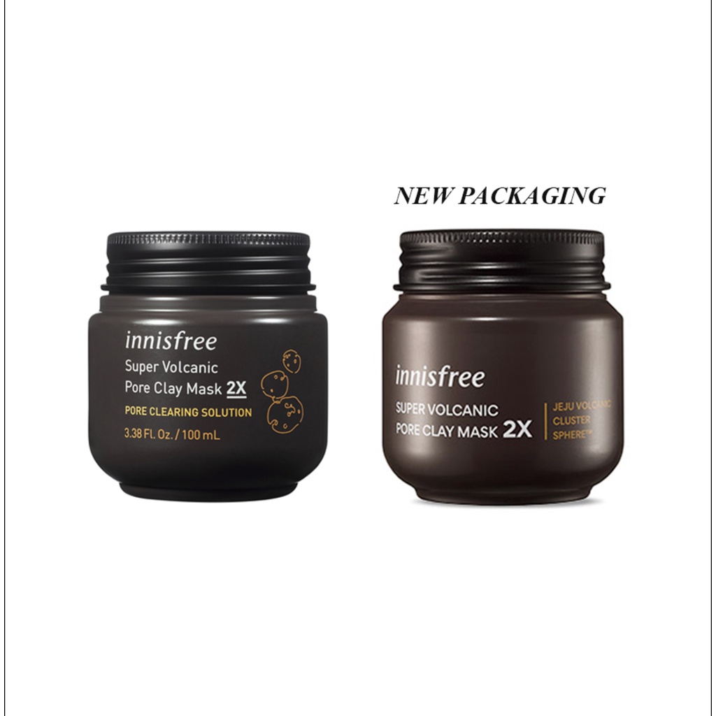 Mặt nạ đất sét tro núi lửa của Innisfree Super Volcanic Pore Clay Mas