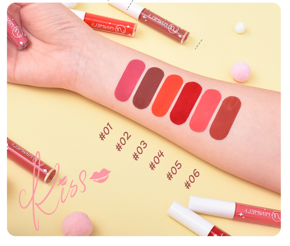 (Hàng Mới Về) Son Kem Minimeli Tông Nhung Lì Dưỡng Ẩm Chống Dính Cốc Không Phai | BigBuy360 - bigbuy360.vn