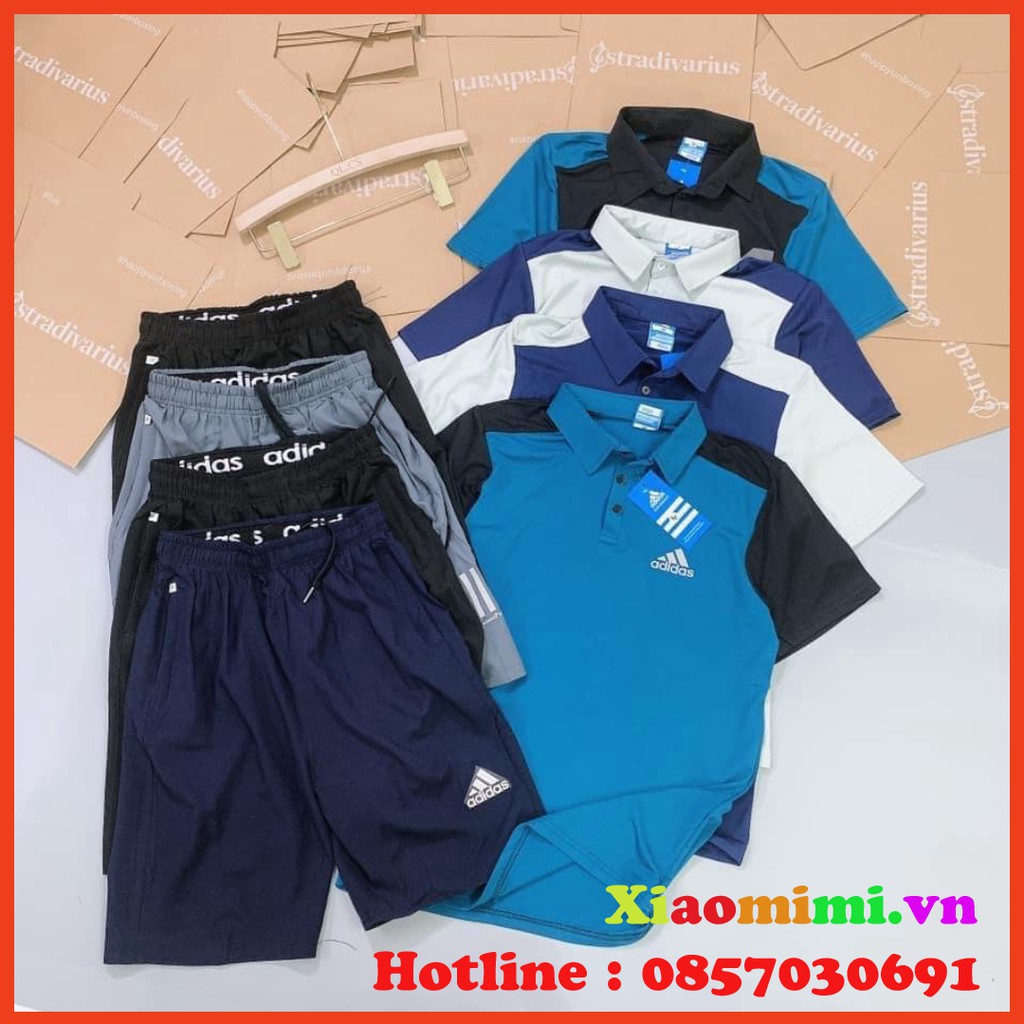RẺ NHẤT SÀN ] - Bộ thể thao nam HOT NHẤT HÈ 2021 - Cổ bẻ, co dãn 4 chiều, dày dặn 4.9 3 màu hot