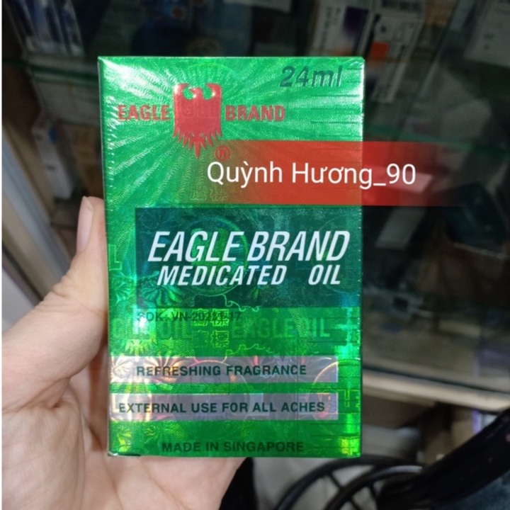 Dầu xanh con ó EAGLE BRAND Singapo 24ml