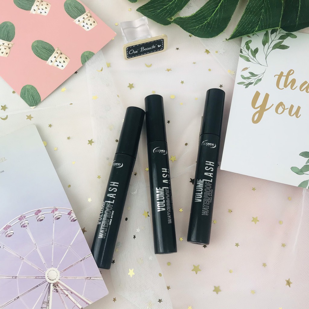 Chuốt mi Mascara chống thấm nước Cosmod Volume Waterproof Lash 10ml Ouibeaute