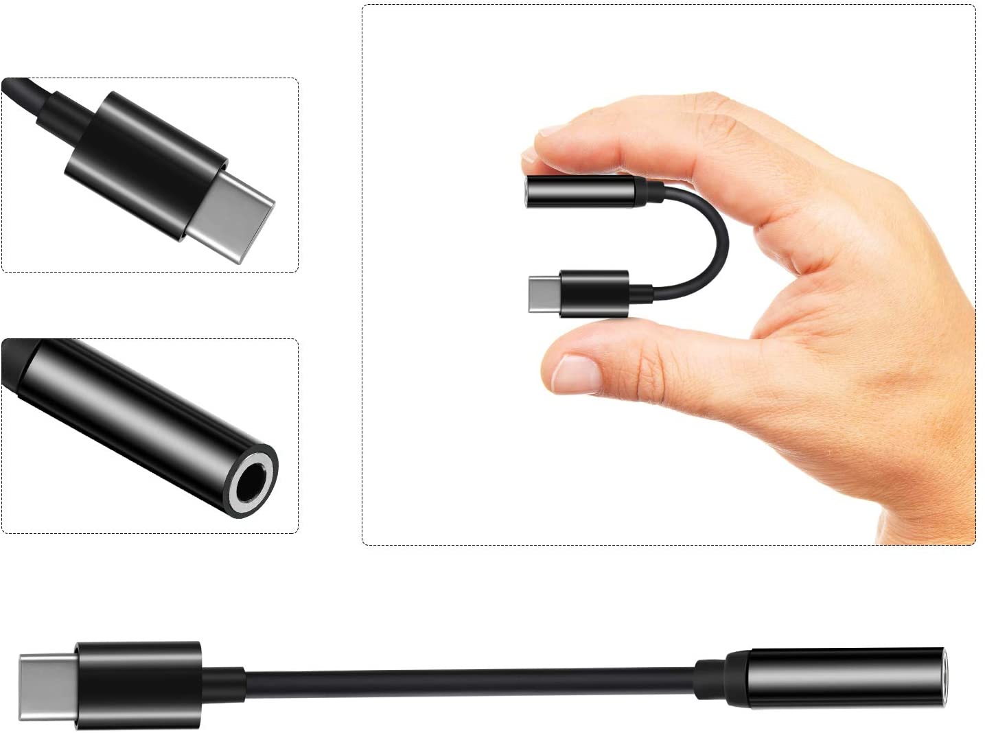 Cáp Chuyển Đổi Âm Thanh Usb-C Sang 3.5 mm