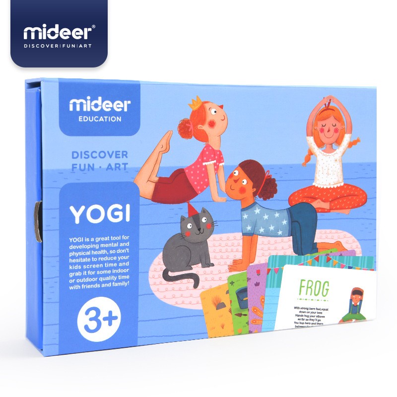 Mideer Đồ Chơi Thẻ Bài Tập yoga Giáo Dục Cho Bé