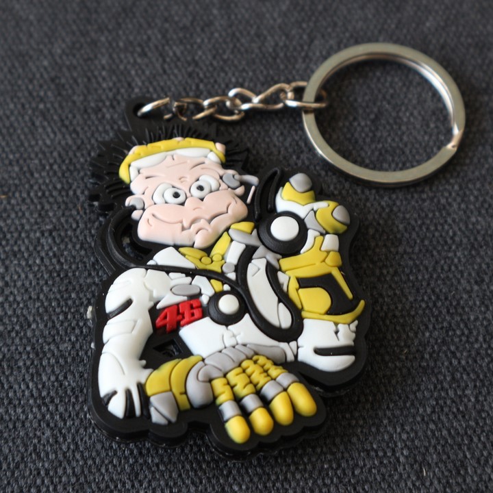 Móc khóa nhựa gắn các loại xe máy, oto LOGO HUY HIỆU cá tính