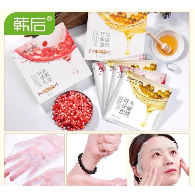 Mask Hanhoo Honey và Lựu cao cấp