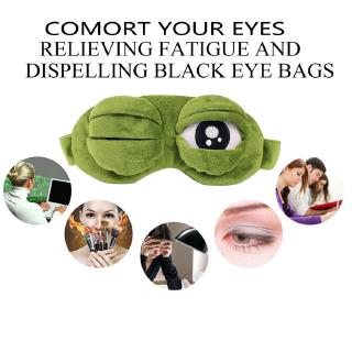 【COD】Miếng Bịt Mắt Ngủ Hình Ếch Dễ Thương Co Giãn