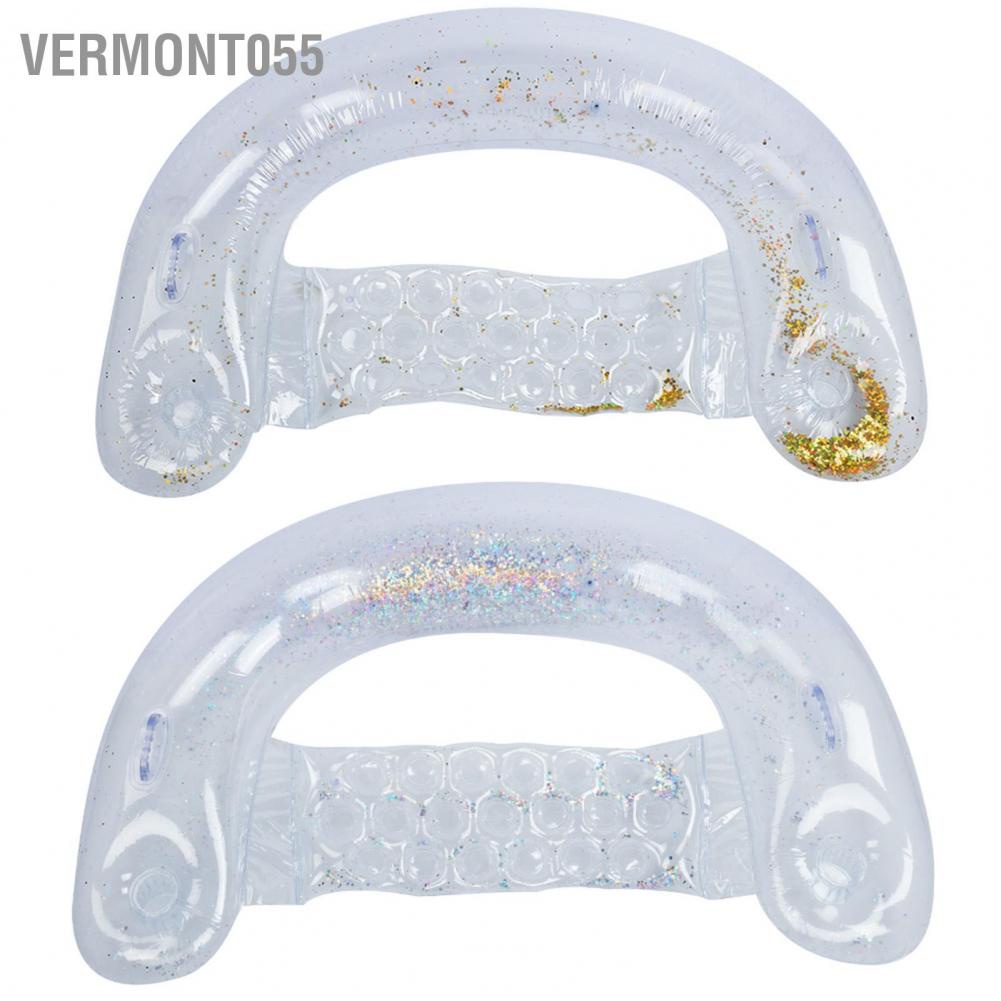 Hàng Hot Bền bể bơi bơm hơi Đệm nổi trên giường Nệm Đồ chơi nước mùa hè với Paillette Hàng giao ngayVermont055