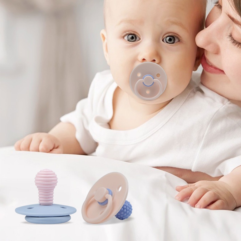 Ti Giả Bằng Silicone Nhiều Màu Sắc Dành Cho Bé Sơ Sinh