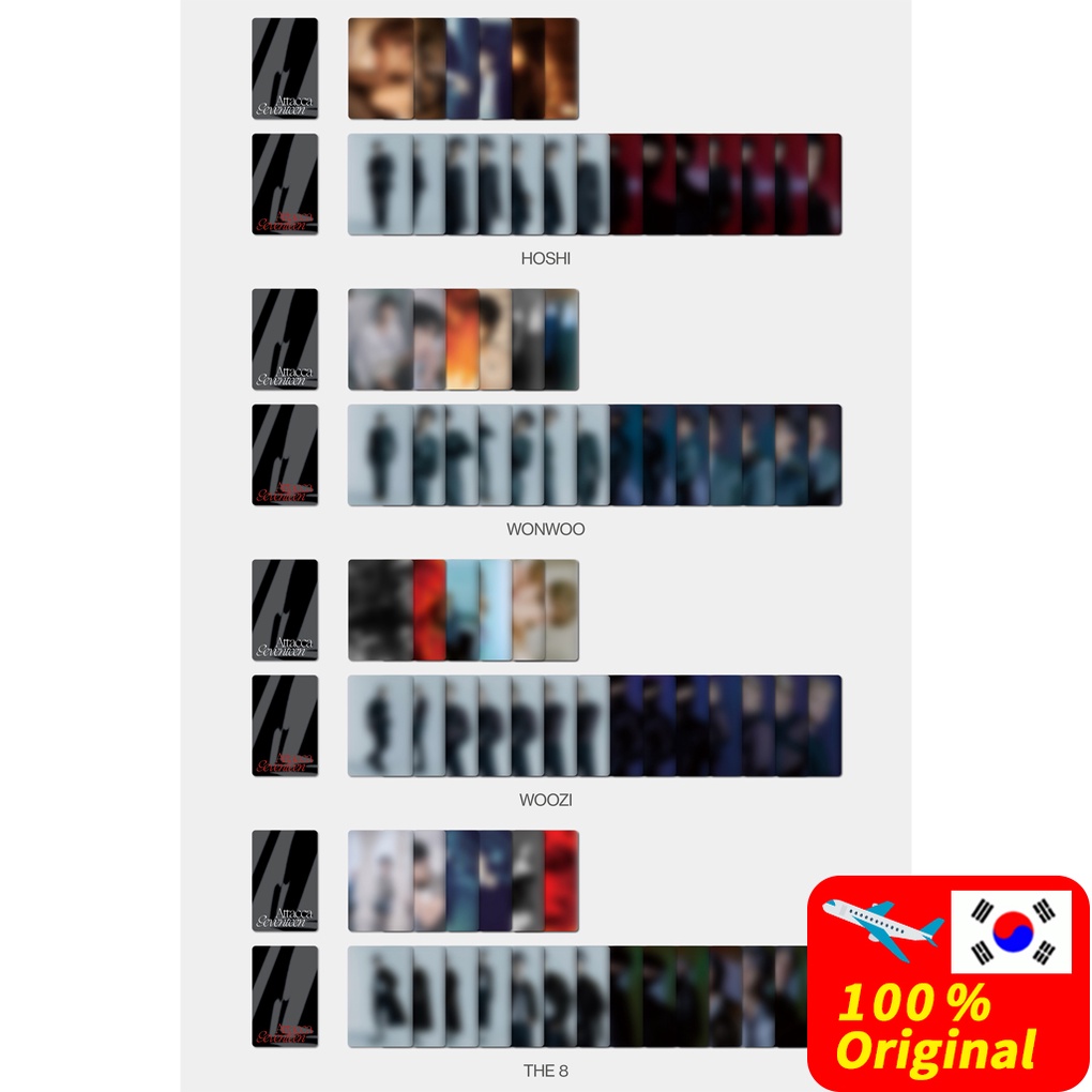 Mini album thứ 9 KPOP GOODS phiên bản nhãn CARAT Hybe SEVENTEEN Attacca