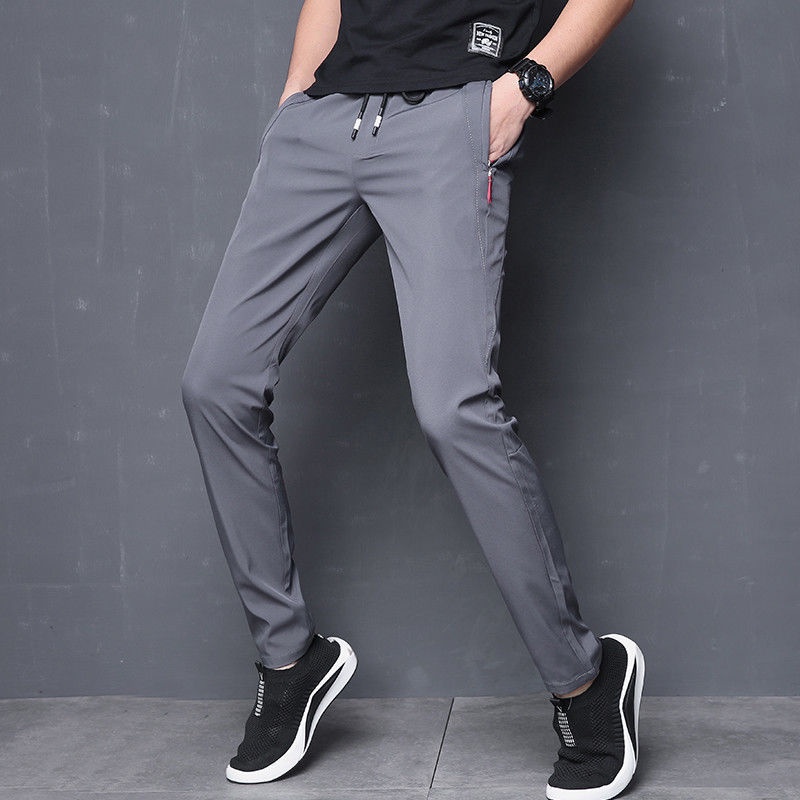 Quần jogger thể thao nam trơn SPORT NEW chất vải gió dù dày dặn mềm mịn, co giãn tốt