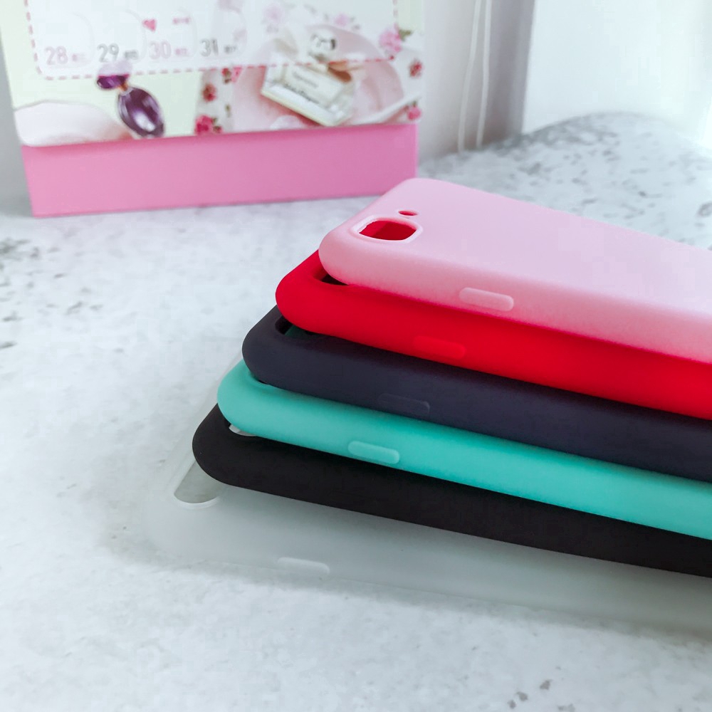 Ốp điện thoại silicone dẻo màu trơn cho IPhone 5 5S SE 6 6s 6plus | BigBuy360 - bigbuy360.vn