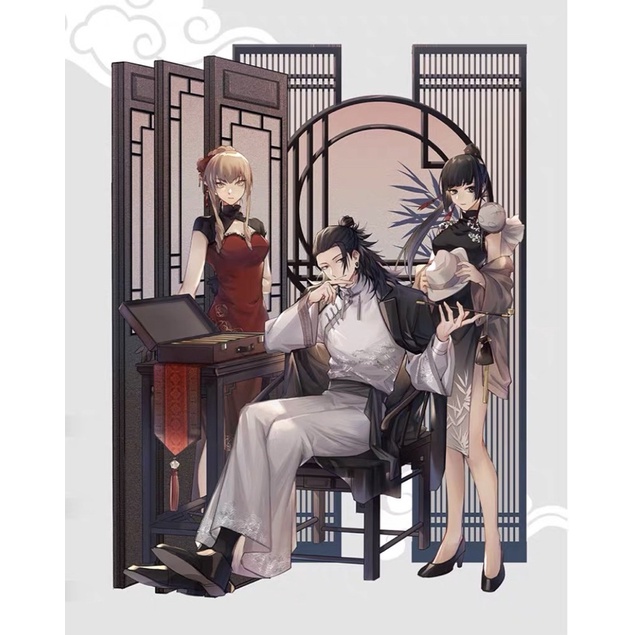 Standee mô hình cổ phục Jujutsu Kaisen