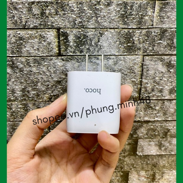 Củ sạc nhanh Hoco C72 đầu ra 2.1A - Hàng chính hãng bảo hành - Cam kết hình thật