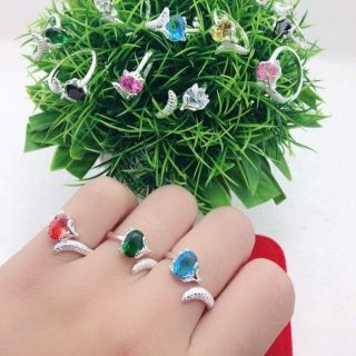 Nhẫn hồ ly baby bạc ta