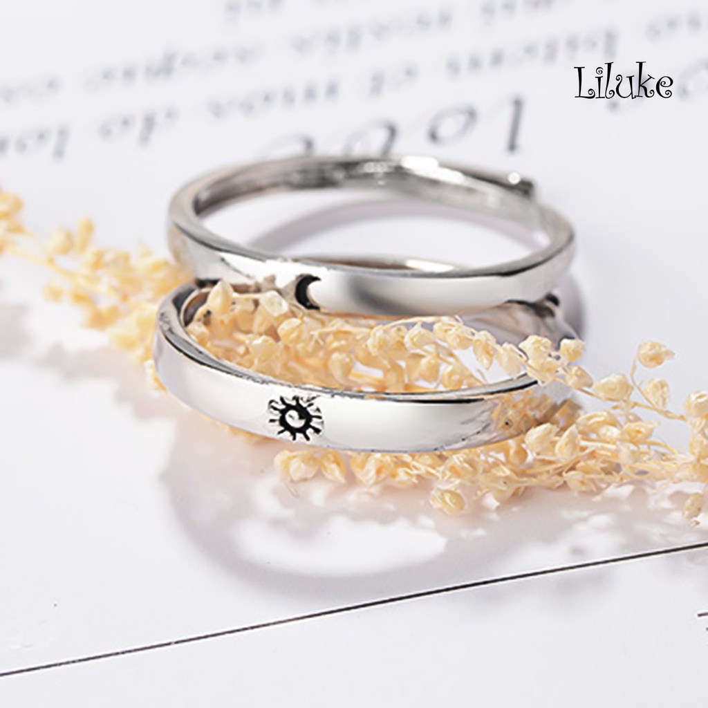 1 Cặp Nhẫn Đồng Chống Trầy Xước Có Thể Điều Chỉnh Kích Thước