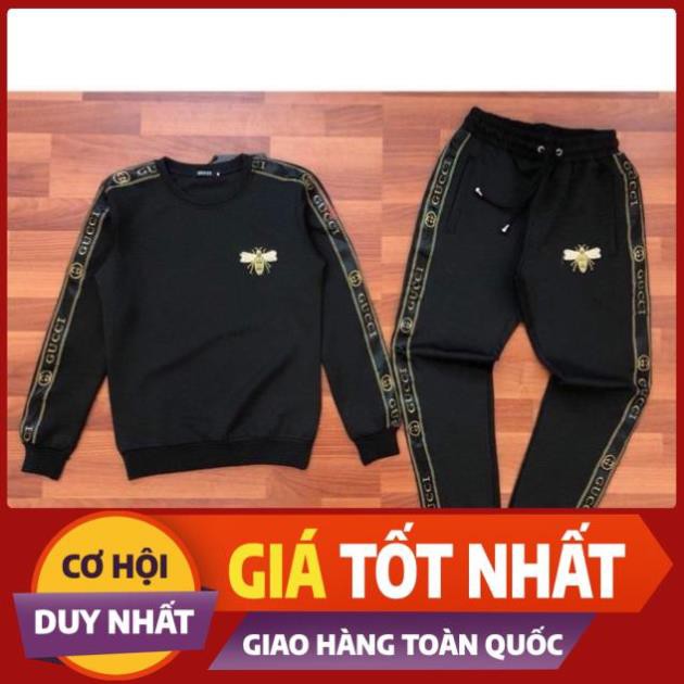 Bộ Quần Áo Nỉ Nam Mùa Đông Vải Loại Dày