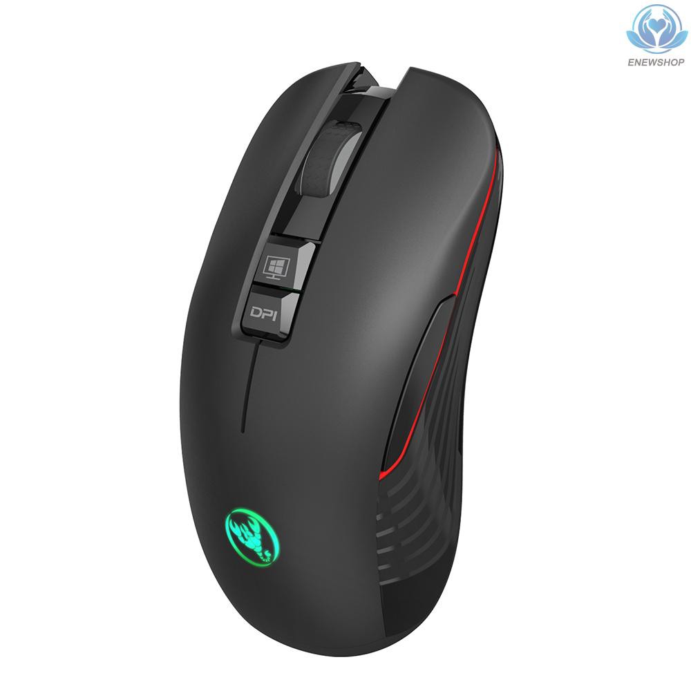 Chuột Gaming Hxsj T30 2.4ghz 3600dpi Có Đèn Led Và Phụ Kiện