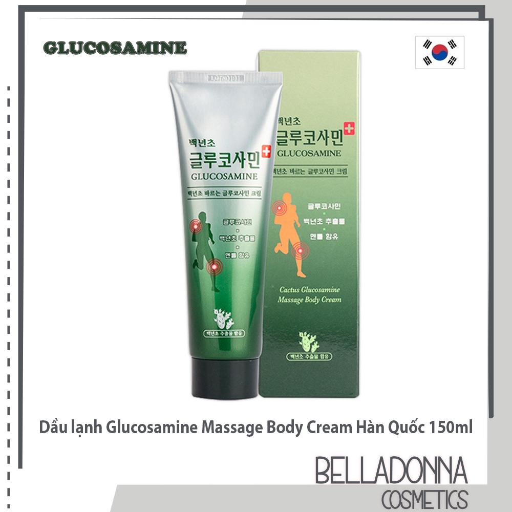 Dầu lạnh xoa bóp Glucosamine Massage Body Cream Hàn Quốc 150ml