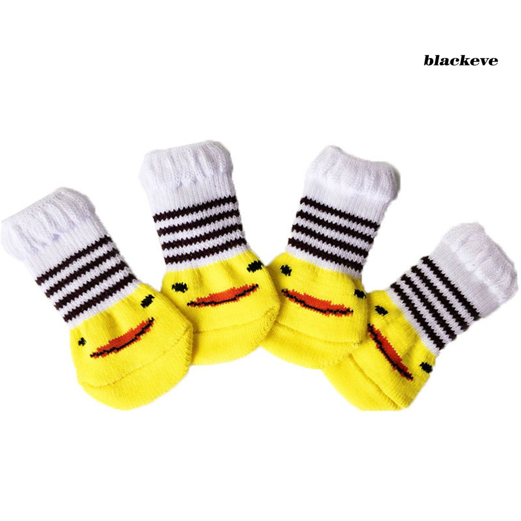 Bộ 4 vớ cotton họa tiết dễ thương dành cho thú cưng