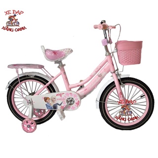 Xe đạp trẻ em bé gái 12-14-16inch Công chúa đáng yêu
