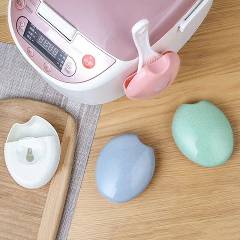 Giá Đỡ Muỗng Múc Cơm Bằng Nhựa Có Giác Hút Siêu Bền Không Cần Khoan Lỗ Thời Trang Cho Nhà Bếp | BigBuy360 - bigbuy360.vn