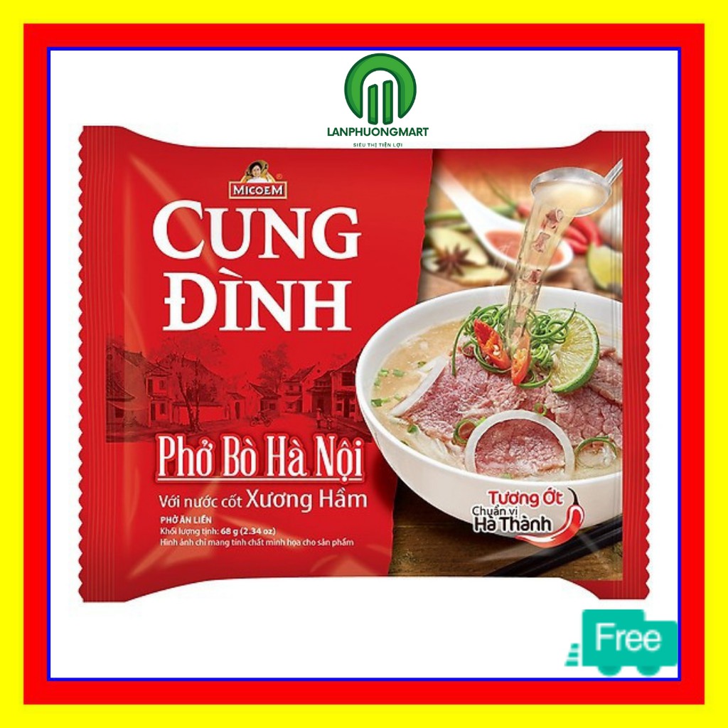 PHỞ CUNG ĐÌNH HÀ NỘI BÒ GÀ 5 GÓI